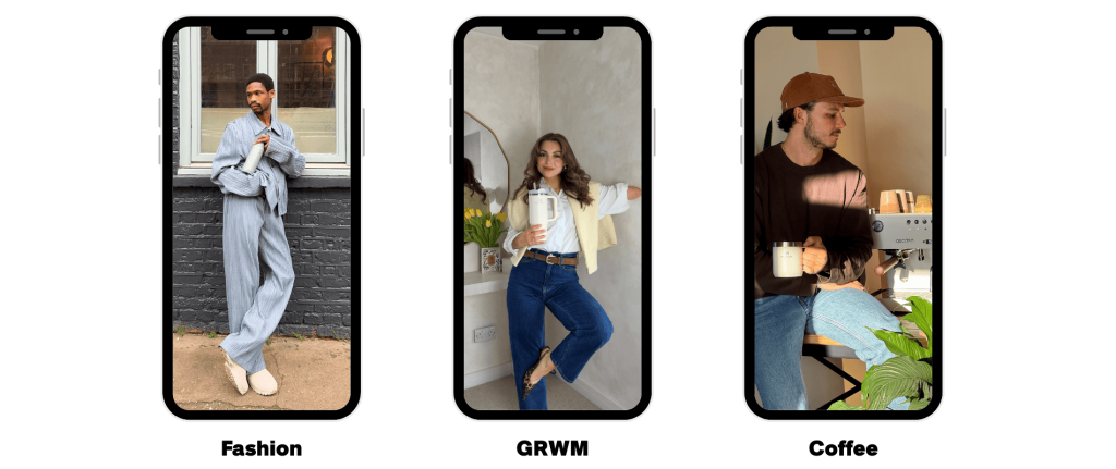 Examples of UGC content